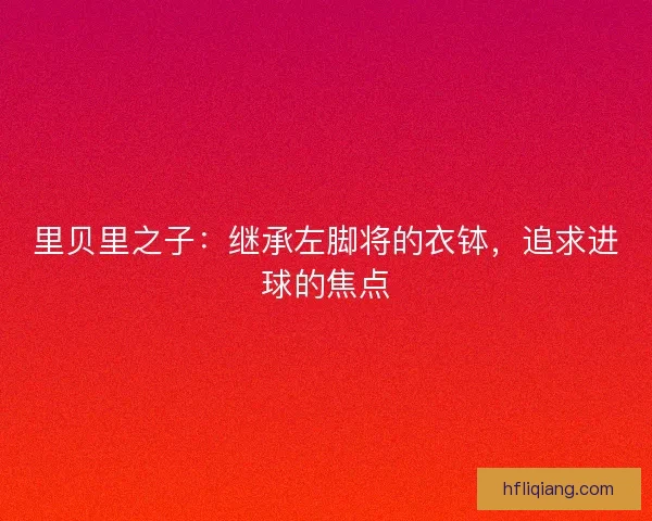 里贝里之子：继承左脚将的衣钵，追求进球的焦点